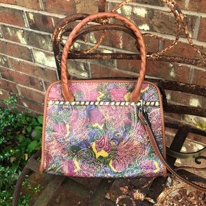 Patricia Nash Embossed Leather Handbag